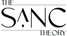 Logo of 'The SANC Theory' with stylized text on a white background